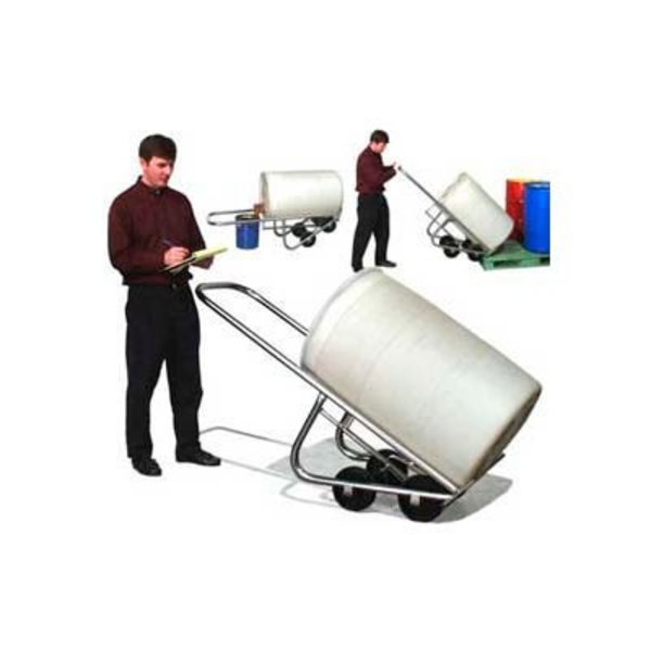 Morse Morse® 4-Wheel Stainless Steel Drum Truck 160-SS 1000 Lb. Capacity 160-SS